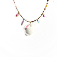 Įkelti vaizdą į galerijos peržiūros priemonę, Little bunny necklace for your little bunny lover