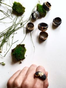 Black porcelain ring, Lord of the rings