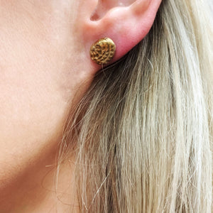 Black porcelain earrings BYZANCE 2