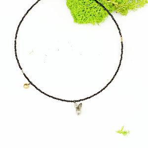 "Play with platinum rabbit" necklace