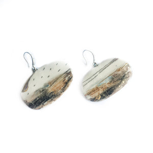 Ceramic earrings “Nida”