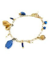 Įkelti vaizdą į galerijos peržiūros priemonę, Blue porcelain delicate bracelet BLUE SPRING