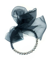 Įkelti vaizdą į galerijos peržiūros priemonę, Precious black porcelain necklace NOVEMBER