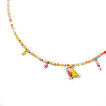 Įkelti vaizdą į galerijos peržiūros priemonę, Colorful necklace SWEETYELLOW ROBBIN (not only) for kids