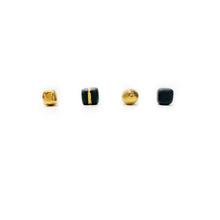Įkelti vaizdą į galerijos peržiūros priemonę, HOLY FOUR black porcelain earrings