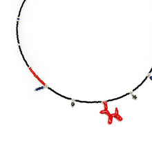 Įkelti vaizdą į galerijos peržiūros priemonę, RED BALLOON DOG necklace