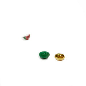 Mini ceramic earrings THREE SEPTEMBER FRIENDS
