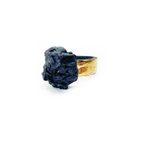 Įkelti vaizdą į galerijos peržiūros priemonę, Black porcelain ring BLACK DIAMOND
