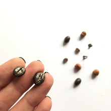Įkelti vaizdą į galerijos peržiūros priemonę, Three coffee beans earrings set